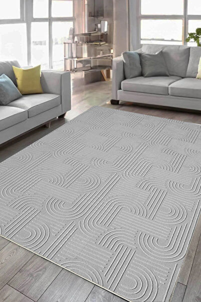 trivago halı Yıkanabilir Bohem Kaymaz Taban Leke Tutmaz Kesme Kabartmalı Salo...