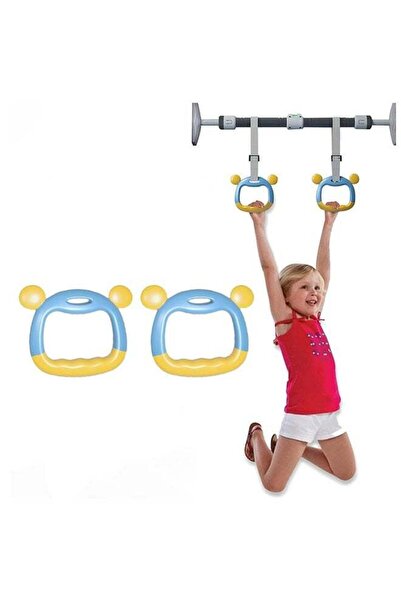 Arabest Gymnastic Rings,Kids Pull Up Ring Support 400KG,Portable Adjustable E...