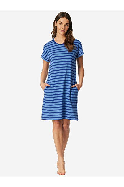 Schiesser Nachthemd Casual Essentials Nacht-Hemd Schlafmode Sleepwear