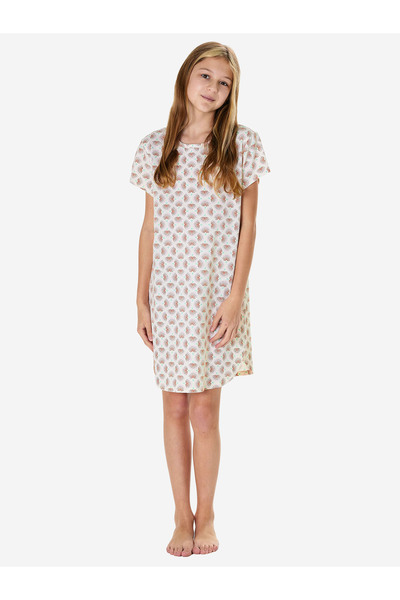 Schiesser Nachthemd Organic Cotton Nacht-Hemd Schlafmode Sleepwear