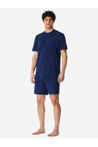 Schiesser Pyjama Modern Essentials Schlafanzug, Pyjama Set, Nachtwäsche