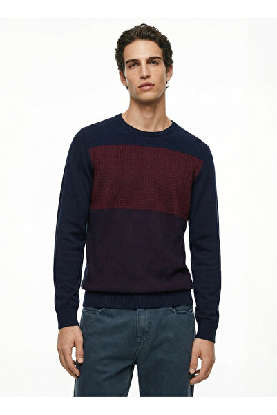 ALTINYILDIZ CLASSICS Lacivert Erkek Bisiklet Yaka Standart Fit Kazak ACE04926...