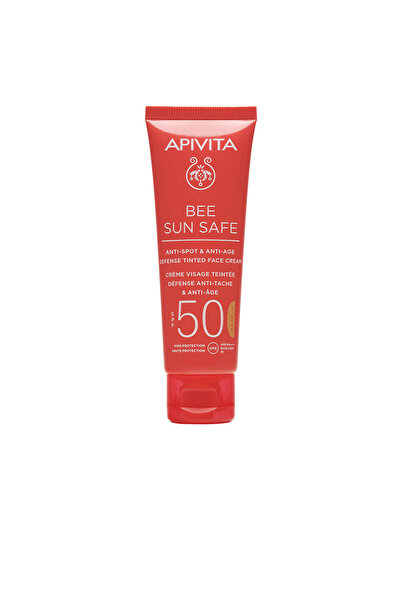 Apivita Bee Sun Safe Anti-aging- Und Anti-flecken-gesichtscreme Mit Farbfakto...