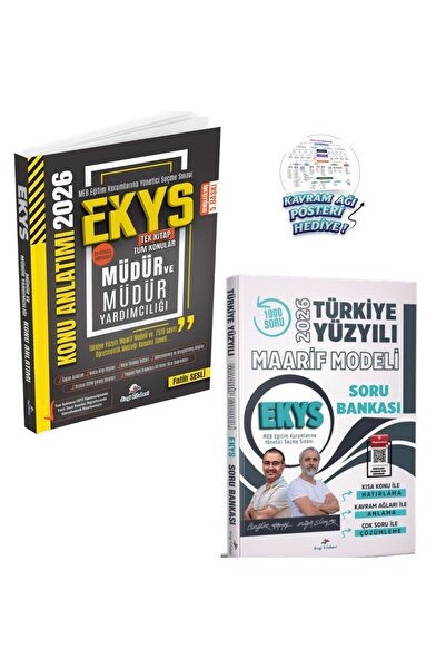 Dizgi Kitap 2026 MEB EKYS Müdür ve Müdür Yardımcılığı Konu Anlatımı ve Maarif...