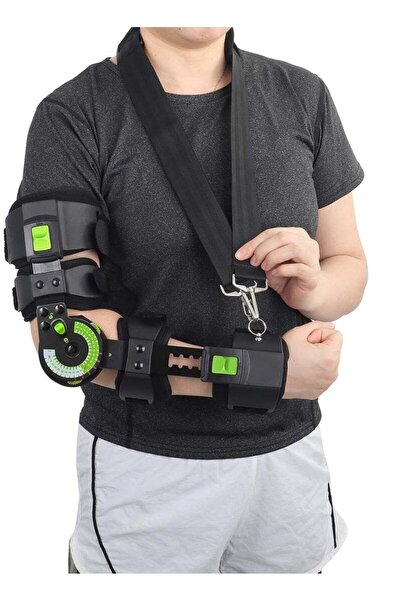 Arabest دعامة للمرفق الأيمن، دعامة ذراع مفصلية قابلة للتعديل، جهاز تقويمي لإع...