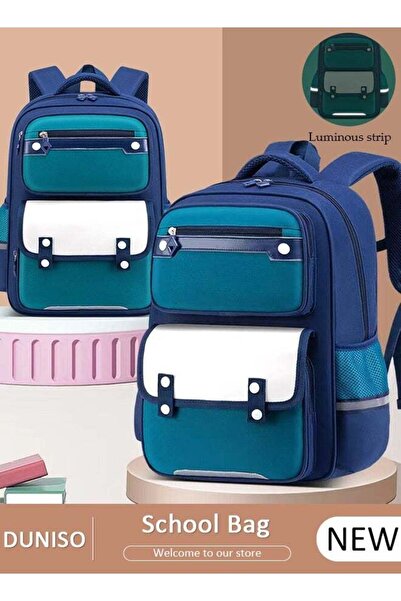 DOMEET School Backpack Waterproof Book Bag with Compartments for Teen Boy Kid...