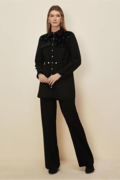 Alvina Faux Fur Detailed Tunic 46208