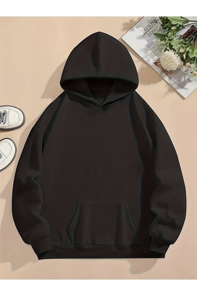 Deocept Unisex Mix Printed Oversized Hooded Printed Sweatshirt