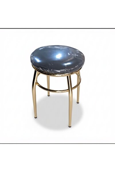 ABAZAR TABURE. DEMİR AYAK TABURE. GOLD TABURE. METAL AYAK TABURE