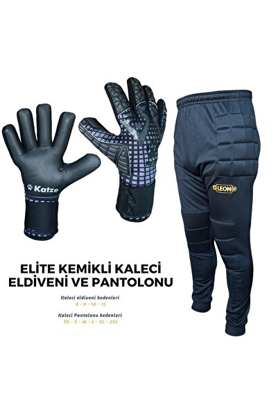 FeyzaDesign Yüksek Kalite Kemikli Kaleci Eldiveni ve Pantolonu Seti