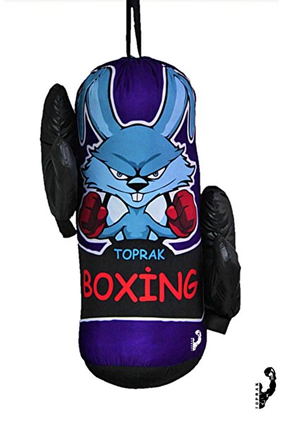 FeyzaDesign Çocuklar için Eğlenceli ve Güvenli Boks Torbası, Dayanıklı ve Ren...