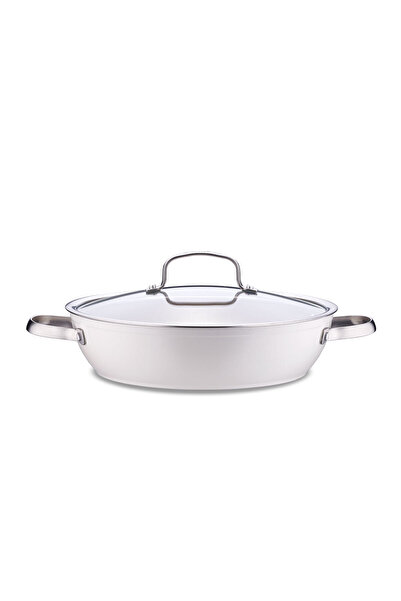 KORKMAZ Nea Sera Vanilya Kısa Tencere 28x7 cm A3860