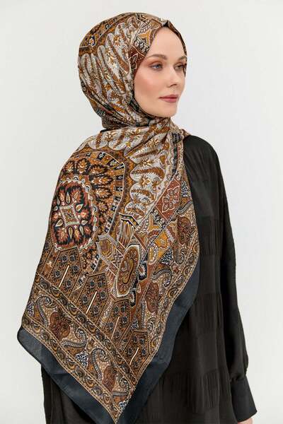 Setrms Etnik Motifli Modal Şal