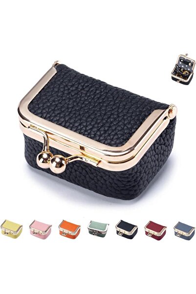 Arabest Mini Leather Jewelry Box, Portable Vintage-Inspired Coin Purse Jewelr...