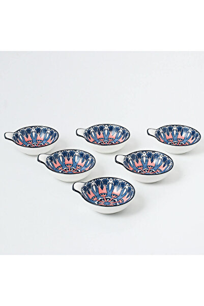 Shuer Ceramic Sauce Plates, Set of 6 Appetizer Plates, Sauces and Snacks, Sma...