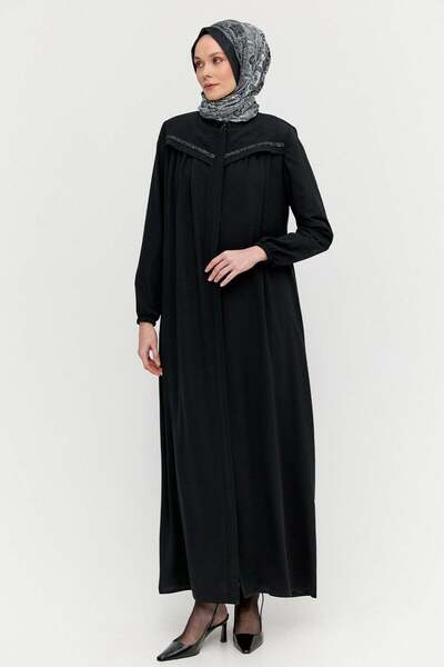 Setrms Taş Detaylı Ferace