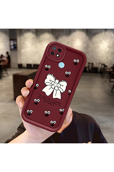 ARTISHELL Realme C21 Uyumlu, kurdele düğmesi ve kelebek desenli silikon telef...