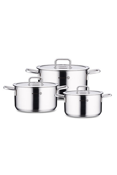 KORKMAZ Stella 6 Parça Tencere Seti A2930