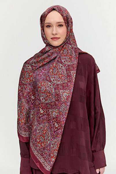 Setrms Monokrom Desenli Modal Şal