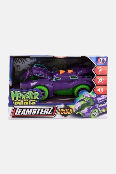 Teamsterz Monster Minis Light and Sound Cobra Car, Purple