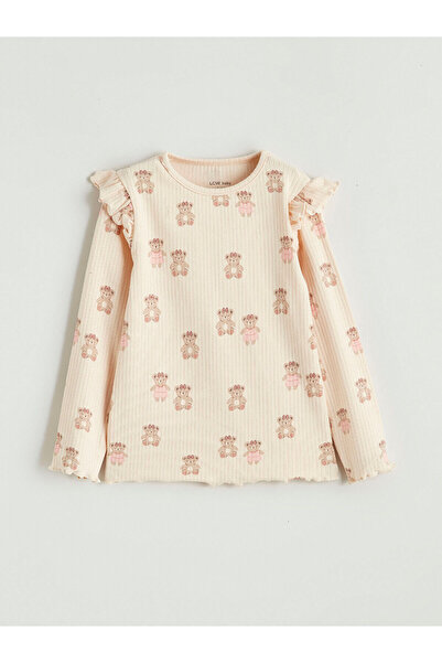 LC Waikiki Two Mt Shop Quality Lcw Baby Beige Combed Cotton Printed Standard ...
