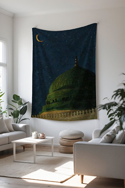Charmbi Tapiserie islamică decorativă cu design modern și colorat, plină de l...