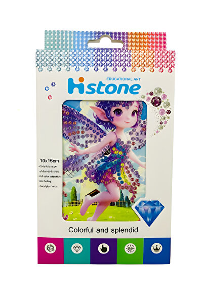 EleganTShoP 5D Beadwork Tapiserie Mozaic Tablo Pano 10*15 cm Zână