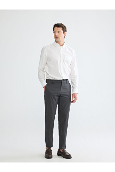 LC Waikiki بنطلون تشينو للرجال من بيك نيو سيزون قصة ضيقة قماش غبردين