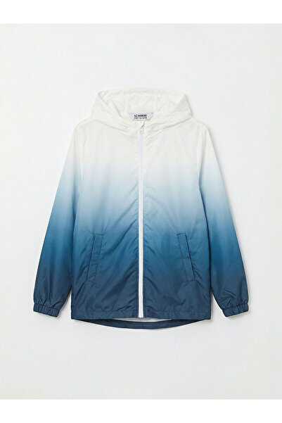 LC Waikiki Petrol Water Repellent K Hooded Boy's Raincoat