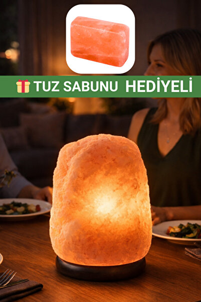 topraktan hasat odağında lezzet gizli 3-4KG Himalaya Kristal Kaya Tuzu Lambas...