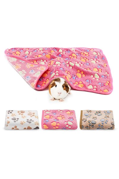 Arabest 3 Pcs Hamster Blanket, Small Animal Soft Warm Pet Fleece Blankets,for...