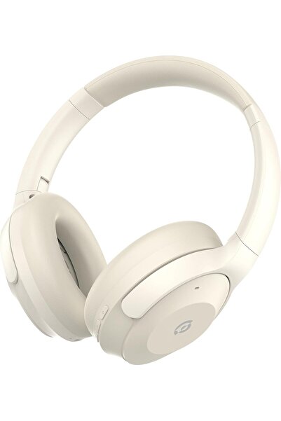 Powerology Hybrid ANC Headphones - Cream