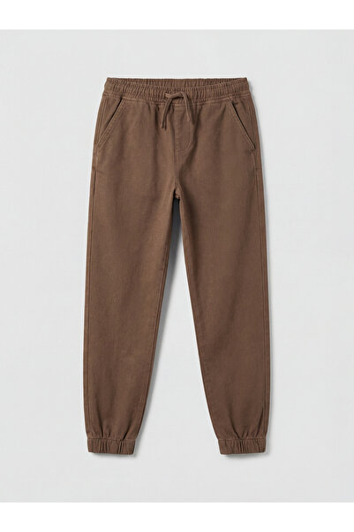 LC Waikiki Brown Elastic Waistband Boys' Jogger Pants