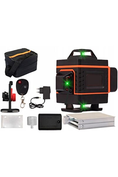 OEM Set nivelă laser 4D, 16 linii, IP54, lumină verde, afișaj LED, autonivela...