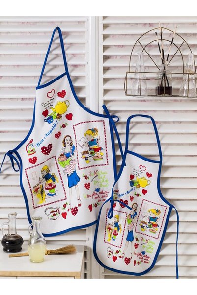 RAMEL Mother – Father & Child Combination Kitchen Apron