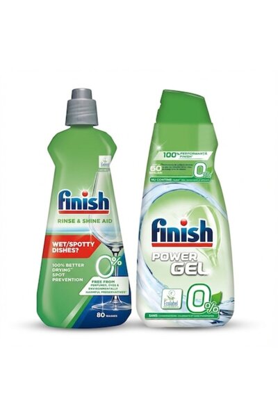 Finish Dishwasher Detergent Power Gel 0% 900 ml