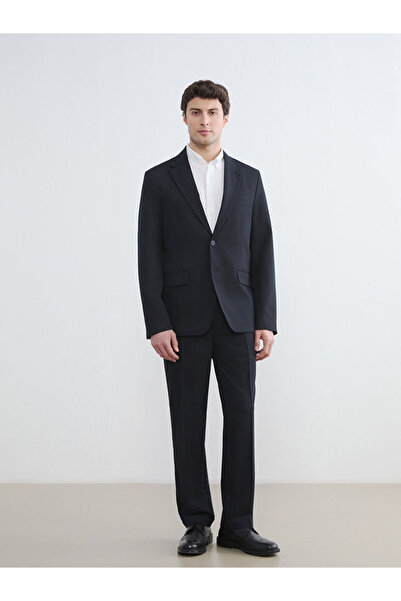 LC Waikiki بنطلون جبردين ستاندرد باللون الأزرق الداكن للرجال