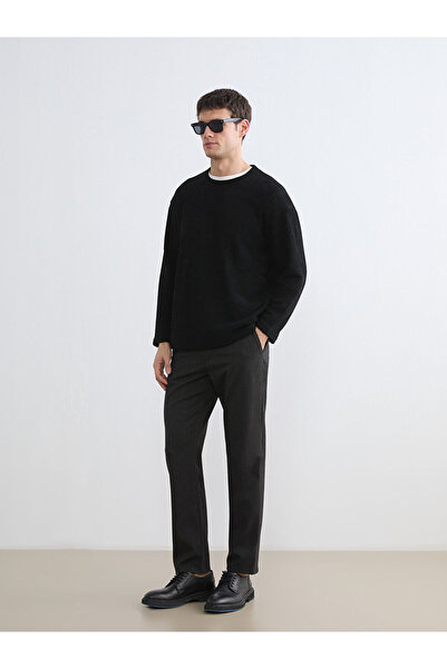 LC Waikiki Lcw Vision Anthracite Standard Fit Men's Trousers with Nevavm Diff...