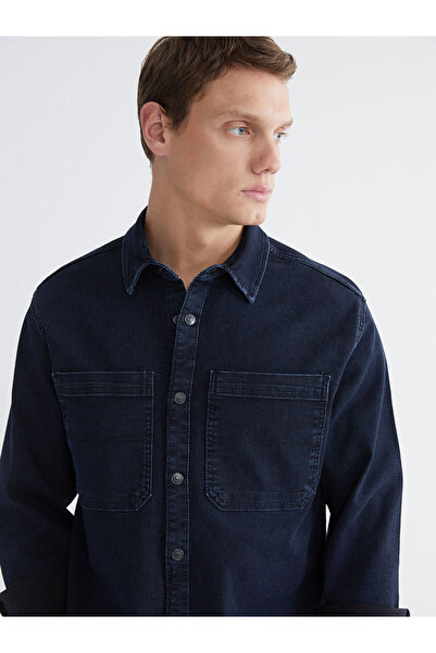 LC Waikiki Indigo Comfortable Fit Men's Jean Shirt