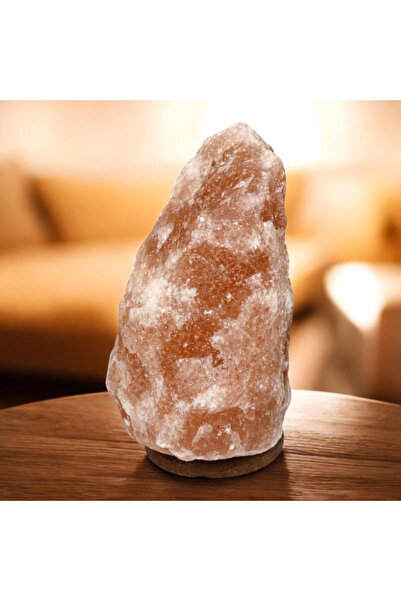 PROCART Decorative salt lamp, 5-6 kg, wooden base
