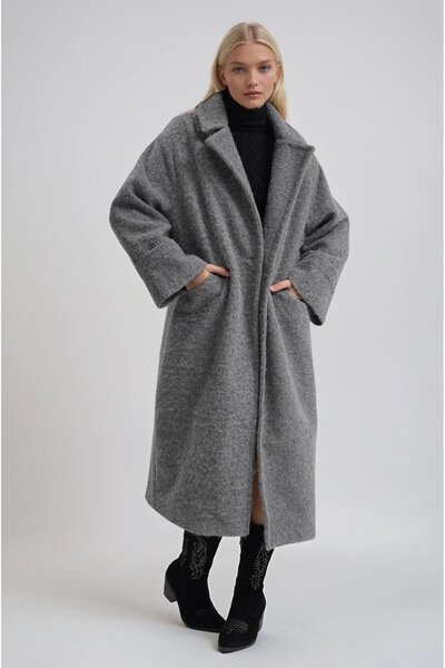 Lijuri Double pocket cashmere coat 7121