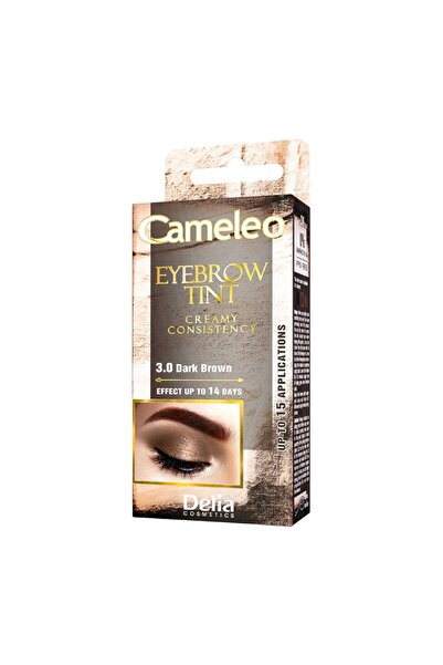 CAMELEO Set 4 x Crema Vopsea Sprancene 3.0 Dark, 15 ml