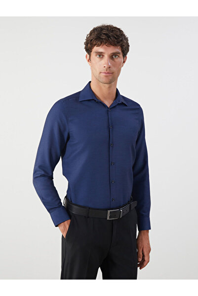LC Waikiki Peak New Season Slim Fit Long Sleeve Dobby Men's Shirt