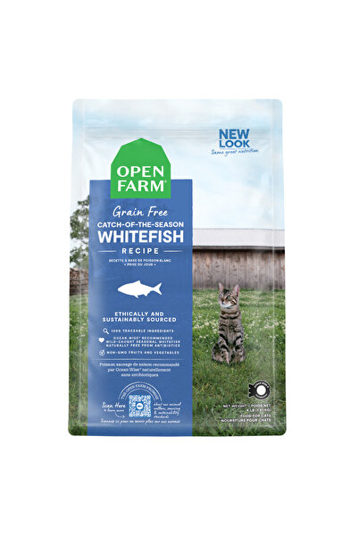 Open Farm Grain Free Catch of the Season Whitefish Dry Cat Food - 900G