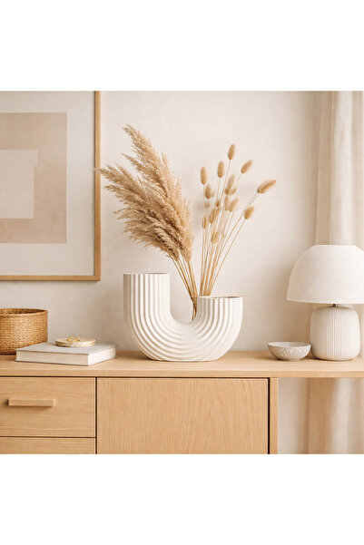 Sani Vase "Skaagen" 91 x190 x H132mm - White