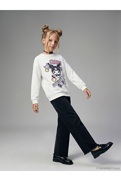 LC Waikiki Παντελόνι τζιν για κορίτσια Peak New Season Wideleg