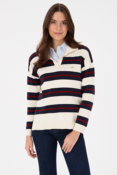 U.S. Polo Assn. Women's Cream Sweater 50314790-Vr256