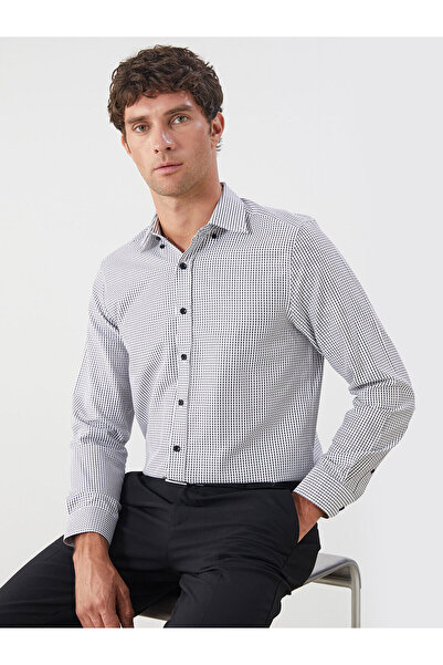 LC Waikiki Peak New Season Regular Fit Long Sleeve Plaid Dobby Men's Shirt
