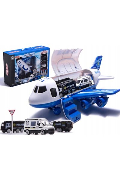 Bard Airplane Transporter with Police Cars