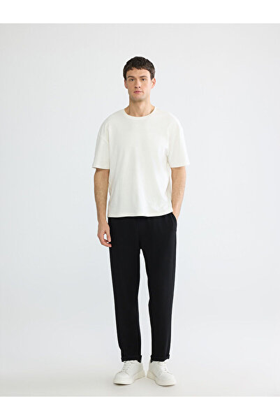 LC Waikiki RMZ GİYİM ΠΡΟΣΦΟΡΕΣ ΤΕΛΟΥΣ ΣΕΖΟΝ Μαύρο Ανδρικό Παντελόνι Κανονικής...